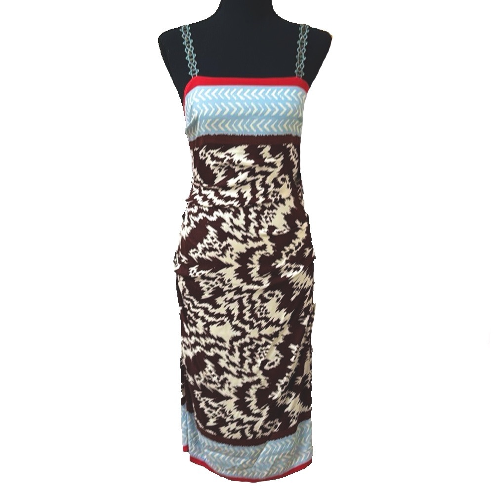 Silk Nicole Miller bodycon dress 8